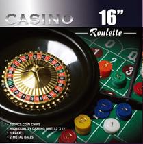 Conjunto de jogos Roulette Wheel Casino DA VINCI de 16 polegadas com 120 fichas Conjunto de jogos Roulette Wheel Casino DA VINCI de 16 polegadas com 120 fichas
