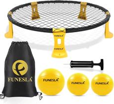 Conjunto de jogos Roundnet Funesla Outdoor Beach Ball para adultos