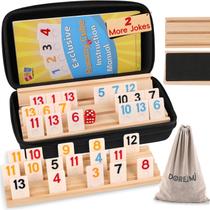 Conjunto de jogos Rummy Cube Doreimi aprimorou 4 jogadores com suportes