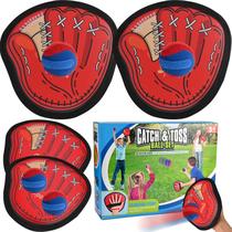 Conjunto de jogos Sticky Toss and Catch Ball GOLDGE para crianças com luva Conjunto de jogos Sticky Toss and Catch Ball GOLDGE para crianças com luva