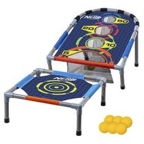 Conjunto de jogos Target Toss Nerf Kids Bounce N Score com 6 bolas