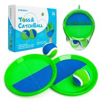 Conjunto de jogos Toss and Catch Ball EVERICH atualizado para crianças de 3 a 12 anos