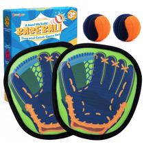 Conjunto de jogos Toss and Catch Ball Qrooper Baseball Glove Kids