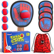 Conjunto de jogos Toss and Catch Ball Sunrad Kids 4 Paddles 4 Balls Conjunto de jogos Toss and Catch Ball Sunrad Kids 4 Paddles 4 Balls