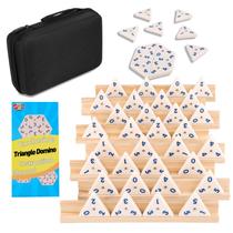 Conjunto de jogos Triangle Domino Doreimi Melamine Travel Premium