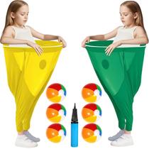 Conjunto de jogos Yellow Giant Granny Pants Toss com 6 bolas e bomba