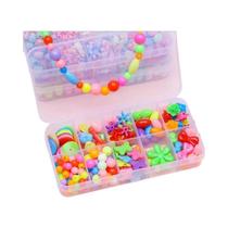 Conjunto De Joias Artesanais Com Miçangas Para Meninas, Brinquedos Educativos Para Colar E Pulseira