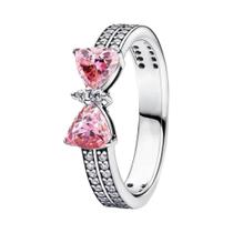 Conjunto De Joias Coloridas Em Prata Esterlina 925: Colar, Anel E Brincos Com Cristais Para Mulheres