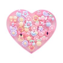 Conjunto De Joias De Resina Para Crianças Com 36 Peças, Anéis Em Forma De Flor Ajustáveis, Conjunto De Joias De Resina Para Crianças Com 36 Peças, Anéis Em Forma De Flor Ajustáveis,