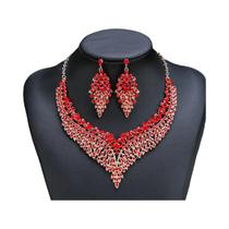 Conjunto De Joias Femininas Com Colar E Brincos Decorados Com Folhas Estreladas Para Casamento, Conjunto De Joias Femininas Com Colar E Brincos Decorados Com Folhas Estreladas Para Casamento,