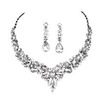 Conjunto De Joias Femininas Minimalistas Da Moda Com Strass E Bola De Cristal, 3 Peças, Colar, Conjunto De Joias Femininas Minimalistas Da Moda Com Strass E Bola De Cristal, 3 Peças, Colar,