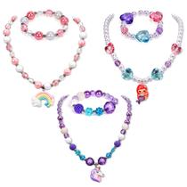 Conjunto de joias G.C Girl Princess Necklace Bracelet Unicorn
