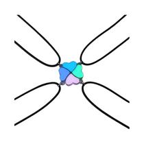 Conjunto De Joias Luminosas Trevo De Quatro Folhas Para Casais, 4 Peças De Joias Luminosas Para Conjunto De Joias Luminosas Trevo De Quatro Folhas Para Casais, 4 Peças De Joias Luminosas Para