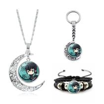 Conjunto de joias RENGOSER Muichiro, colar, pulseira, chaveiro