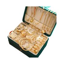 Conjunto De Joias Vintage Com 54 Peças, Anéis, Brincos, Colares E Pulseiras De Luxo Fashionáveis