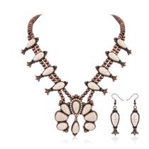 Conjunto de Joyería Montana West Rustic Couture para Mujer con Turquesa