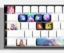Conjunto de Keycaps IYTYIR Seraphine 12 Peças Perfil OEM MX Conjunto de Keycaps IYTYIR Seraphine 12 Peças Perfil OEM MX