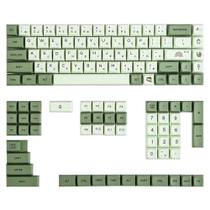 Conjunto de Keycaps Ussixchare Matcha 122 Teclas PBT XDA Japonês
