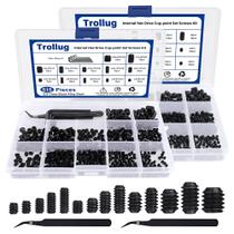 Conjunto de kit de sortimento de parafusos Trollug 1305 unidades com chaves hexagonais Conjunto de kit de sortimento de parafusos Trollug 1305 unidades com chaves hexagonais