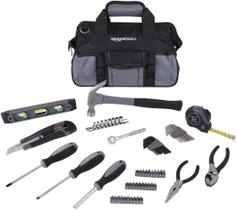Conjunto de kits de ferramentas Amazon Basics, 65 peças Home Basic Repair