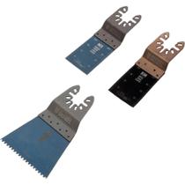 Conjunto de Lâminas de Corte Oscilante Multifunção p/ Metal e Madeira c/ 3 Unds DENZEL 78240355