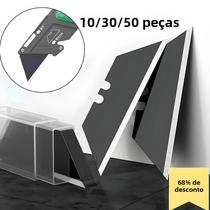 Conjunto De Lâminas De Faca Trapezoidal 10 30 50 Peças Em Aço Para Artesanato DIY Ferramenta De Conjunto De Lâminas De Faca Trapezoidal 10 30 50 Peças Em Aço Para Artesanato DIY Ferramenta De
