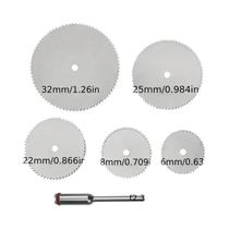 Conjunto De Lâminas De Serra Circular Mini 6 Peças Discos De Corte Elétricos Para Ferramenta