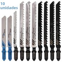 Conjunto De Lâminas De Serra Elétrica Com Dentes Grossos Finos, 10 Peças Para Máquinas De Madeira,