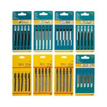 Conjunto De Lâminas De Serra T-Shaft Variadas 10-50 Peças HCS Para Corte De Madeira, Plástico E