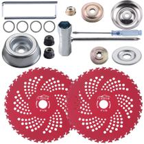 Conjunto de lâminas PLUMIA de 9 polegadas com ponta de carboneto, pacote com 2 adaptadores