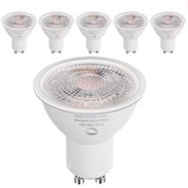 Conjunto de Lâmpadas SETEN GU10 6W 3000K Dimerizável 120V 6 Unidades Conjunto de Lâmpadas SETEN GU10 6W 3000K Dimerizável 120V 6 Unidades