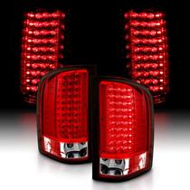 Conjunto de Lanternas Traseiras LED AmeriLite para Chevy Silverado 07-14 Conjunto de Lanternas Traseiras LED AmeriLite para Chevy Silverado 07-14