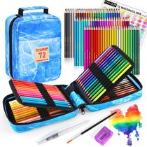 Conjunto de lápis coloridos em aquarela, 59 unidades Qualidade artística premium