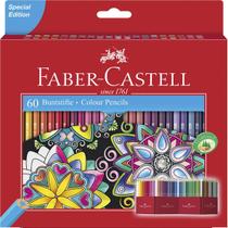 Conjunto de lápis de colorir Faber-Castell Castle 111260 60 peças Conjunto de lápis de colorir Faber-Castell Castle 111260 60 peças