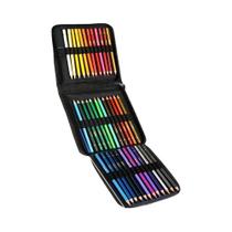 Conjunto De Lápis De Cor Com Núcleo Macio 48/72/120/200 Estojo Portátil Para Artistas Adultos Conjunto De Lápis De Cor Com Núcleo Macio 48/72/120/200 Estojo Portátil Para Artistas Adultos
