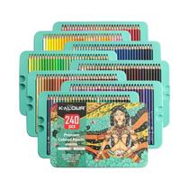 Conjunto De Lápis De Cor Luxuoso De 240 Cores Em Caixa De Ferro À Prova De Choque Para Desenho Conjunto De Lápis De Cor Luxuoso De 240 Cores Em Caixa De Ferro À Prova De Choque Para Desenho