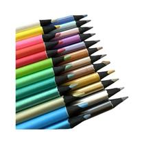 Conjunto De Lápis De Cor Metálicos 12/24/50/72 Peças, Cores Vibrantes Com Núcleo Macio Para Desenho, Conjunto De Lápis De Cor Metálicos 12/24/50/72 Peças, Cores Vibrantes Com Núcleo Macio Para Desenho,