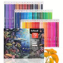 Conjunto de lápis de cor premium de 72 cores, 32 unidades para arte com estojo Conjunto de lápis de cor premium de 72 cores, 32 unidades para arte com estojo
