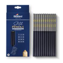 Conjunto de Lápis de Esboço BLUEBIRD com 12 unidades (2H8B) Lápis para Desenho, Materiais Artísticos para Adultos e Adolescentes, Ideal para Desenho, Esboço e Sombreamento Conjunto de Lápis de Esboço BLUEBIRD com 12 unidades (2H8B) Lápis para Desenho, Materiais Artísticos para Adultos e Adolescentes, Ideal para Desenho, Esboço e Sombreamento