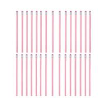 Conjunto De Lápis De Madeira Rosa Com Borracha Para Desenho E Esboço Escolar E De Escritório 10 20