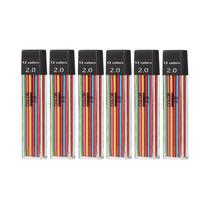 Conjunto De Lápis Mecânico 2.0mm 2B Com Refil De Grafite Preto E Borracha Para Escrita, Esboço E