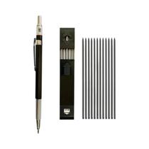 Conjunto De Lápis Mecânico 2B Azul Preto 2.0mm Para Escritório Escola Arte Esboço Material Escolar