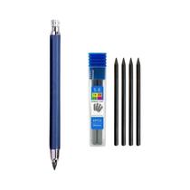 Conjunto De Lápis Mecânico Profissional De Metal 5.6mm Com Mina 2B 4B 6B 8B Material De Papelaria