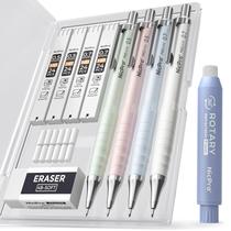 Conjunto de Lápis Mecânicos Nicpro 0,5 e 0,7 mm Pastel 4 Peças Conjunto de Lápis Mecânicos Nicpro 0,5 e 0,7 mm Pastel 4 Peças