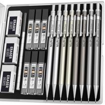 Conjunto de Lápis Mecânicos Nicpro MB1000 0,7 mm com Estojo Conjunto de Lápis Mecânicos Nicpro MB1000 0,7 mm com Estojo