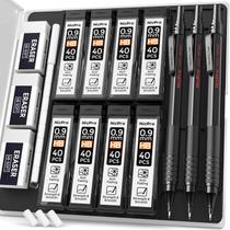 Conjunto de Lápis Mecânicos Nicpro MP1000 0,9 mm HB 3 Peças Conjunto de Lápis Mecânicos Nicpro MP1000 0,9 mm HB 3 Peças