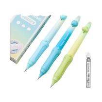 Conjunto De Lápis Mecânicos Retráteis Ergonômicos De 0,9mm Para Estudantes, Material Escolar E