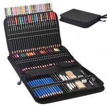 Conjunto de lápis Sketch 63 peças com grafite e lápis de cor Conjunto de lápis Sketch 63 peças com grafite e lápis de cor