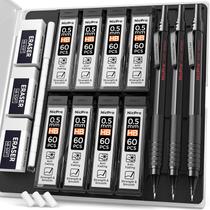 Conjunto de Lapiseiras Nicpro 0,5 mm com 480 Minas e Estojo Conjunto de Lapiseiras Nicpro 0,5 mm com 480 Minas e Estojo