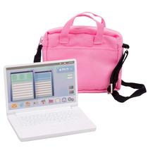 Conjunto de laptop de computador para bonecas de 18 polegadas Dress Along Dolly